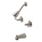 Kingston Brass KB248ACL Two-Handle Tub and Shower Faucet, Brushed Nickel KB248ACL - alternate 1